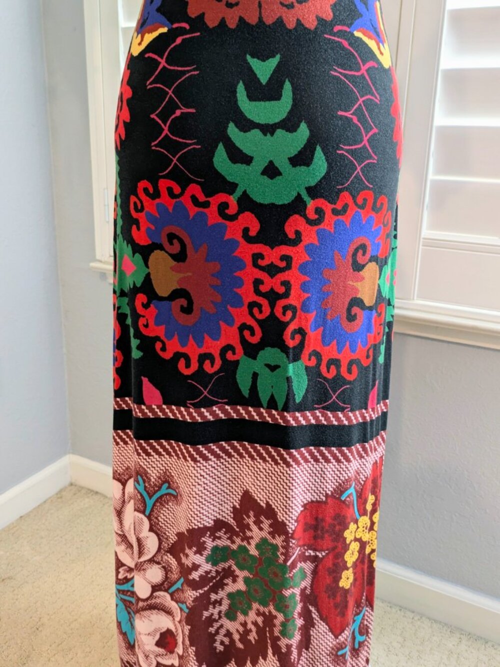 Christian Lacroix for Desigual Floral Wrap Dress Sz L - Picture 4 of 6